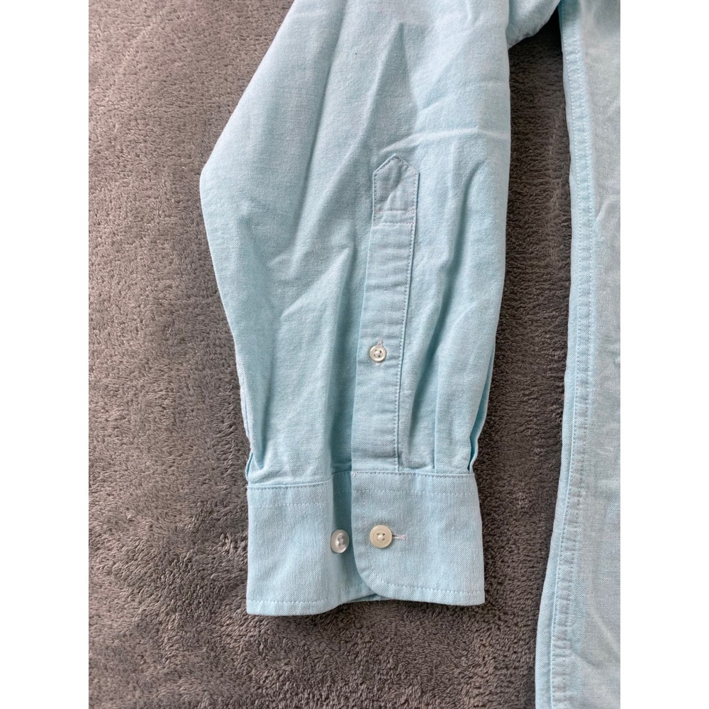Amazon Essentials Mens Regular Fit Long Sleeve Oxford Shirt Light Blue XL - Picture 5 of 13
